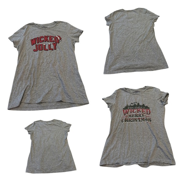 Chowdaheadz 2 christmas tshirts Medium funny boston sayings - Picture 1 of 15